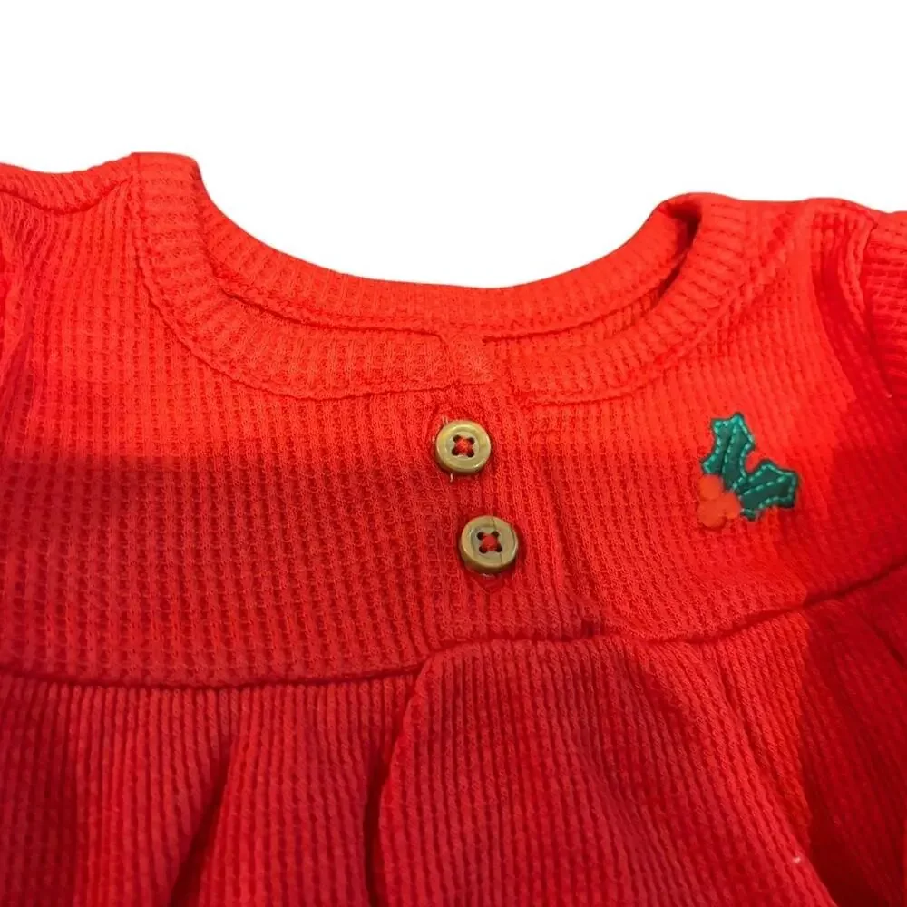 NWT Carter’s 6M Red Christmas dress with tights